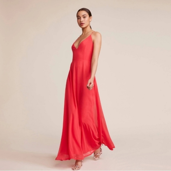BB Dakota Coral Maxi Dress - Picture 2 of 6